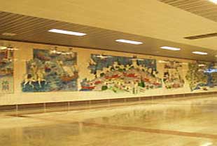 Dobner metal ceilings in subway stations, Istanbul - Turkey